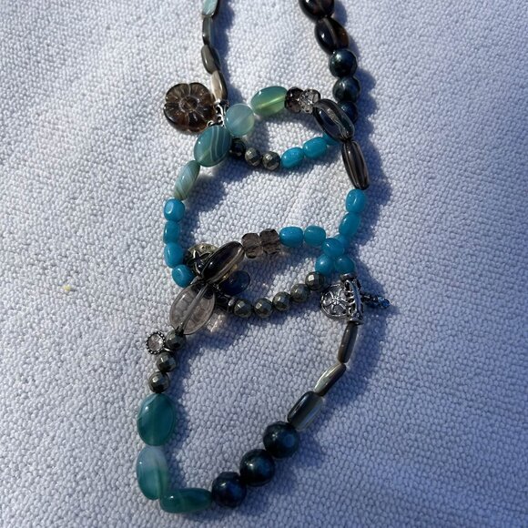 B2391 Silpada Trio stretch bracelets - Picture 1 of 3